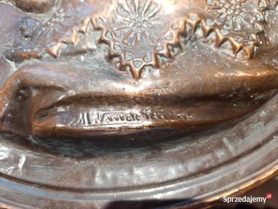 Petera Paul Rubens Petrus Płaskorzeźba z miedzi