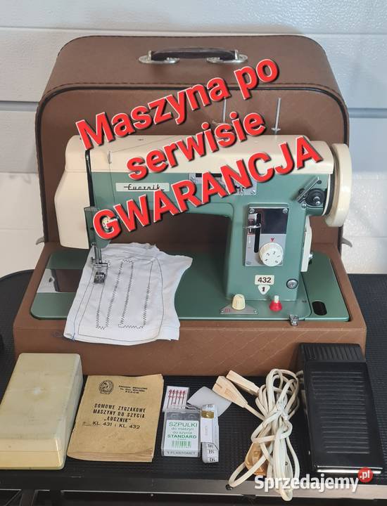 Łucznik 432 kompletna mocna maszyna do szycia Śrem