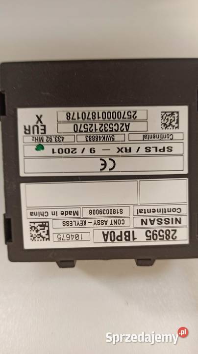 INFINITI MODUŁ STEROWNIK KEYLESS 285951BP0A dolnośląskie