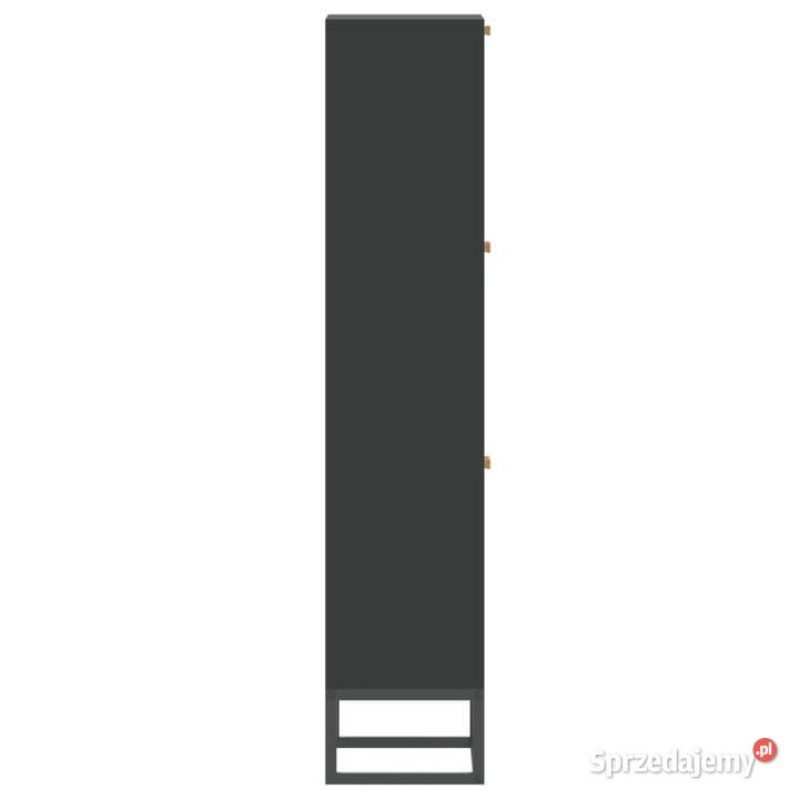 Szafka na buty czarna 52x25x120 materiał