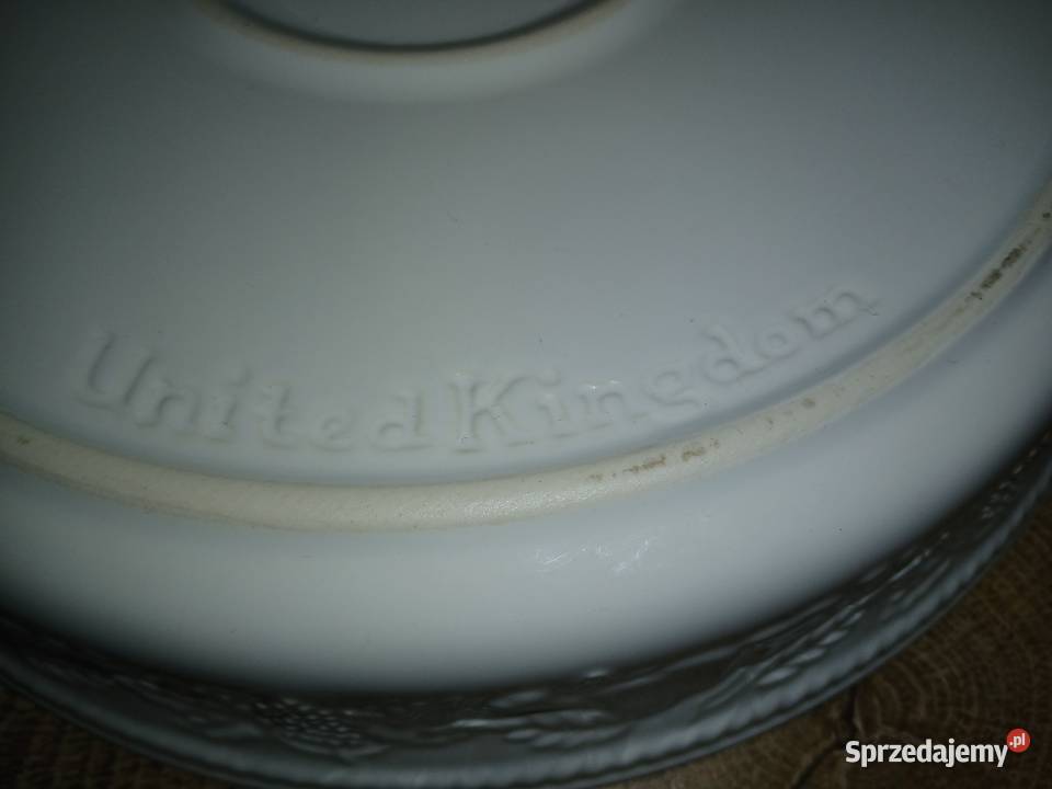 Naczynie do zapikania w piekarniku patera biały Wiewiórka