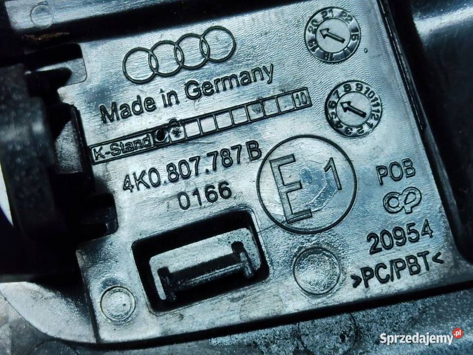 Zaślepka Spryskiwacza Lewa Zderzak Przód Audi A6 osobowe Pleszew