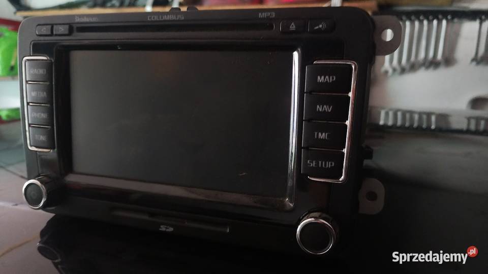 Radio Skoda Superb uszkodzone Części samochodowe Tomaszów Mazowiecki