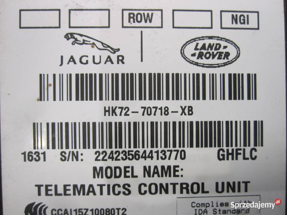 RANGE ROVER EVOQUE moduł telematyczny osobowe Komputery