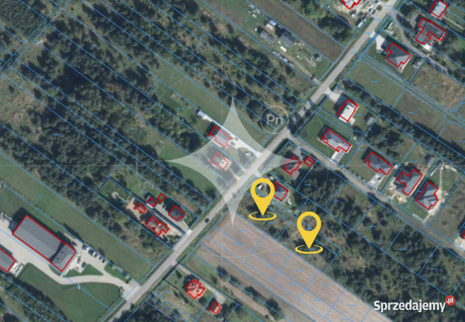 Budowlana działka pod dom Rabinówka 20m