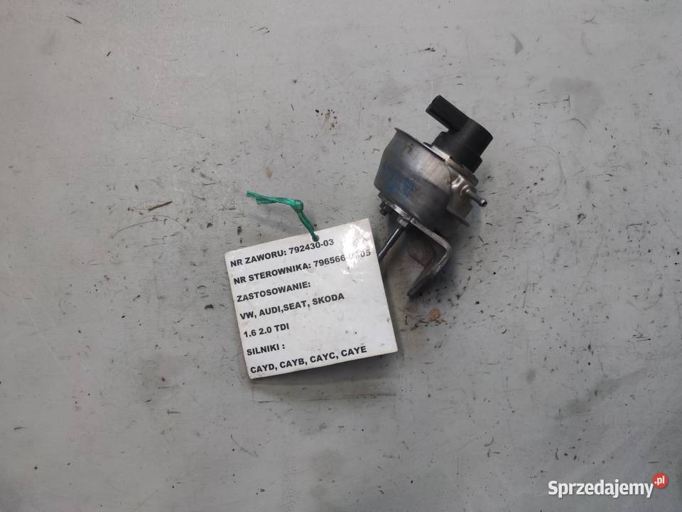 Sterownik Turbosprężarki VW 16 20 TDI 7940810124 Suchedniów