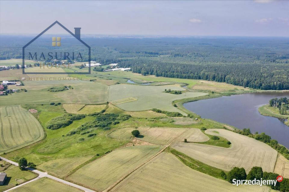 Wyjątkowa działka z linią brzegową jeziora asfalt Dziarny sprzedam