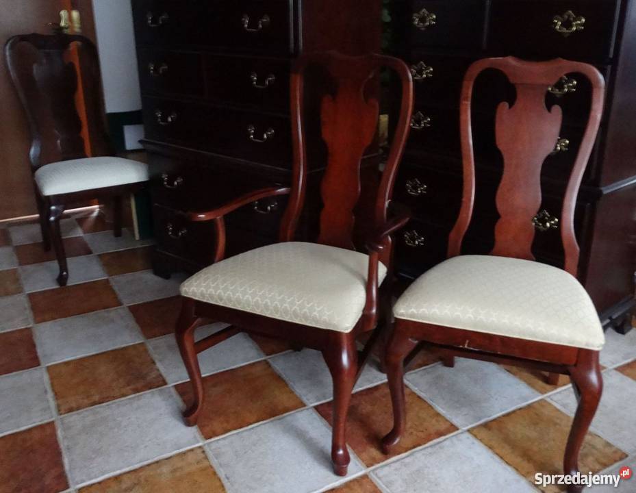 Komoda z litego drewna styl XVIII wiek Drexel