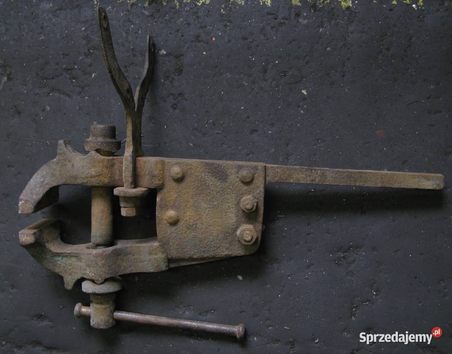 Kowadło kowalskie 48 i imadło kowalskie śląskie Dąbrowa Górnicza