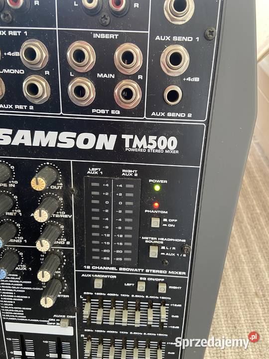 Samson TM500 mixer ze wzmacniaczem