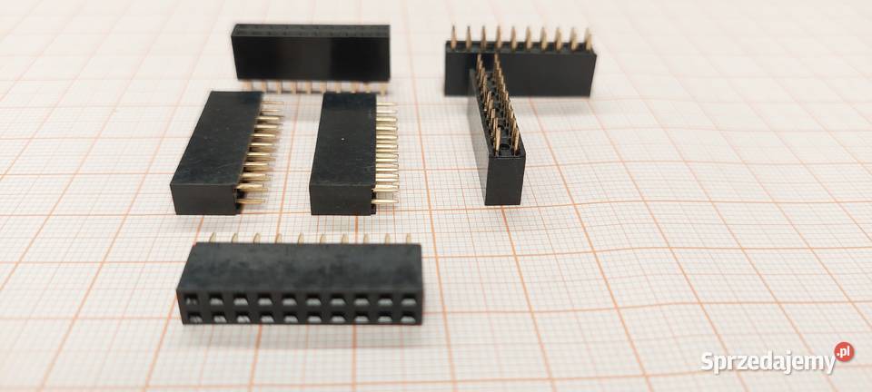 Gniazdo kołkowe żeńskie Gold 2x10 20 DIP 24 Czechowice-Dziedzice