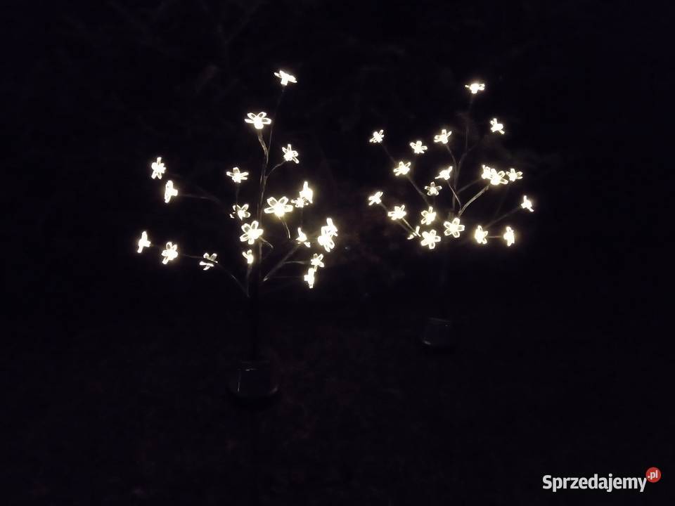 Hit NOWE Lampki solarne LED Drzewko kwiatków śląskie Blachownia
