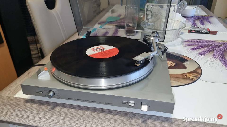 Gramofon Unitra Fonica GS460 Bernard srebrny łódzkie Warta