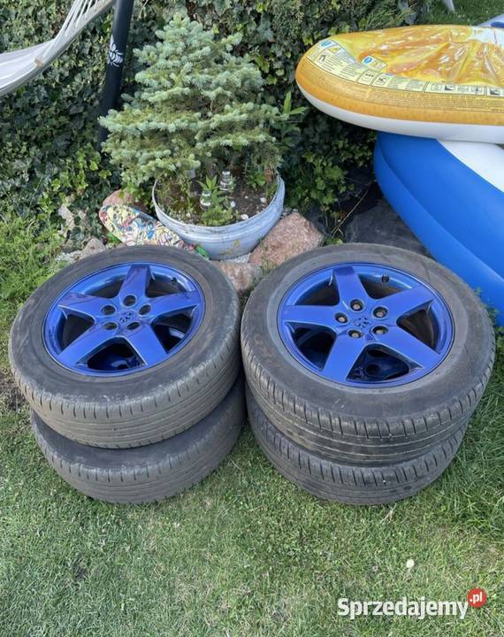 Alufelgi 16 komplet Peugeot tanio Średnica 16" Tarnowskie Góry