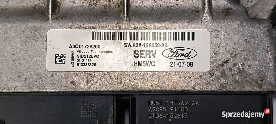KOMPUTER SILNIKA ECU FORD TRANSIT MK8 Lipno
