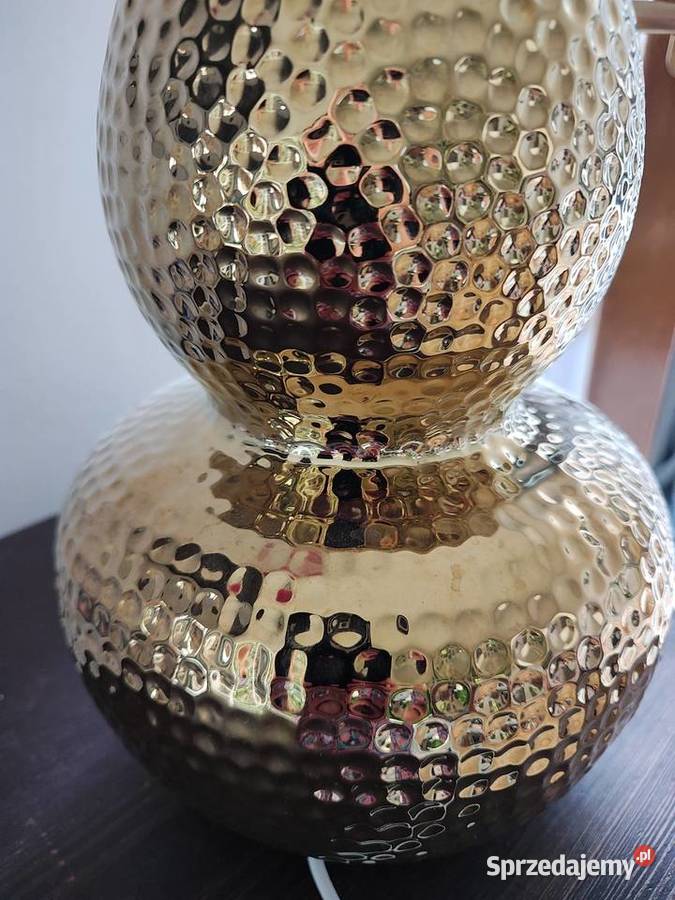 Podstawa lampy ceramiczna złota styl indyjski dolnośląskie Legnica