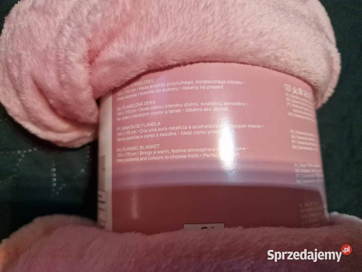 NOWY Koc z jamnikami ze świątecznymi jamnikami Dom i Ogród dolnośląskie Wrocław