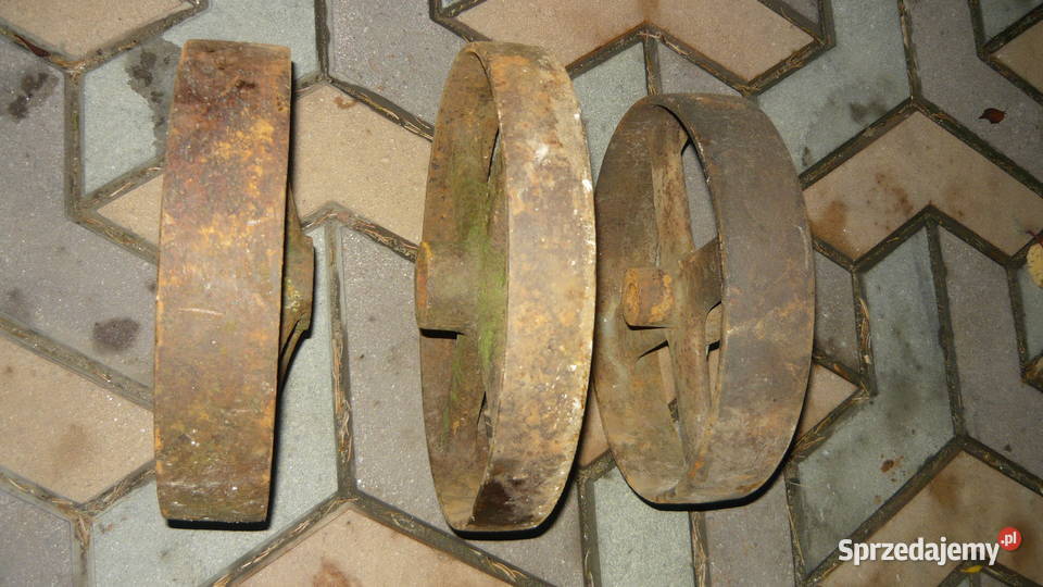 Koła metalowe stare koło żeliwne żelazne Sokółka sprzedam