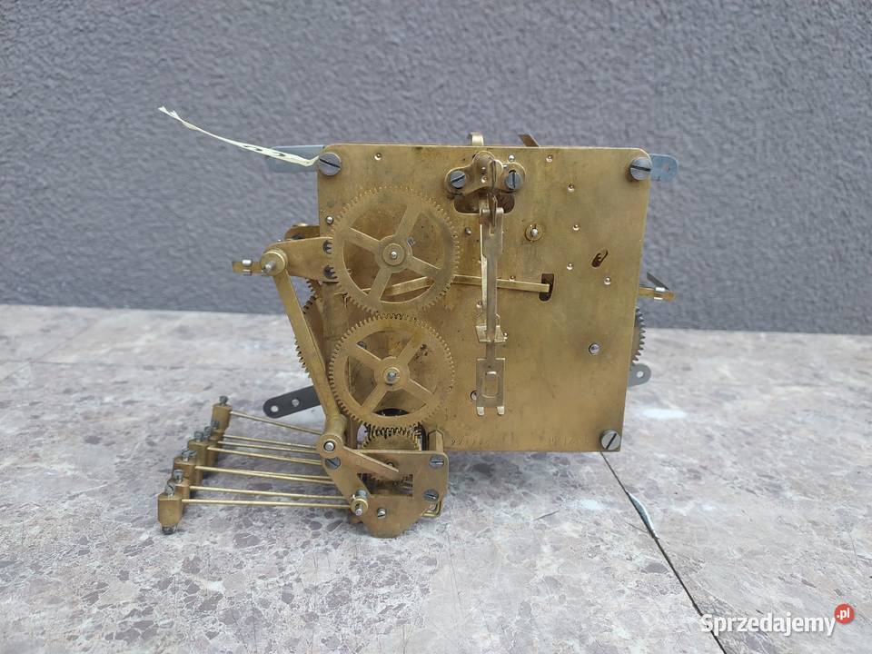 M021 Mechanizm zegara 9 młotków kwadransowy pomorskie Tczew