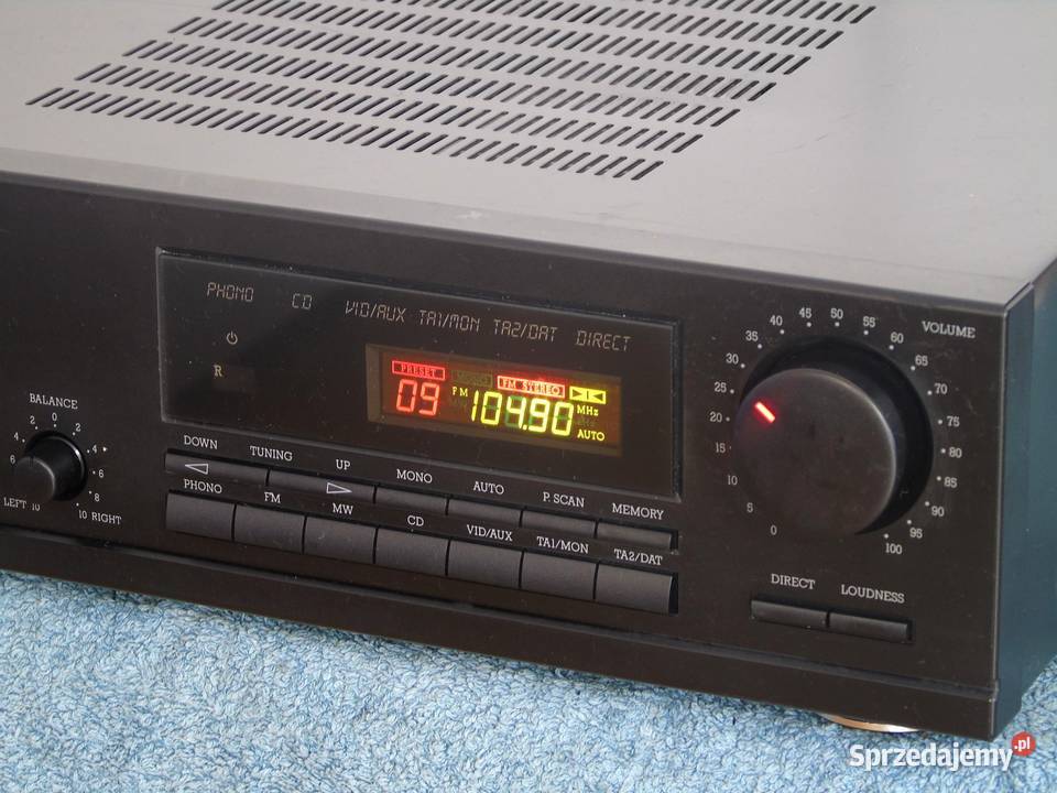 Wzmacniacz z radiem Dual CR900 pilot mocny i Amplitunery Jasło