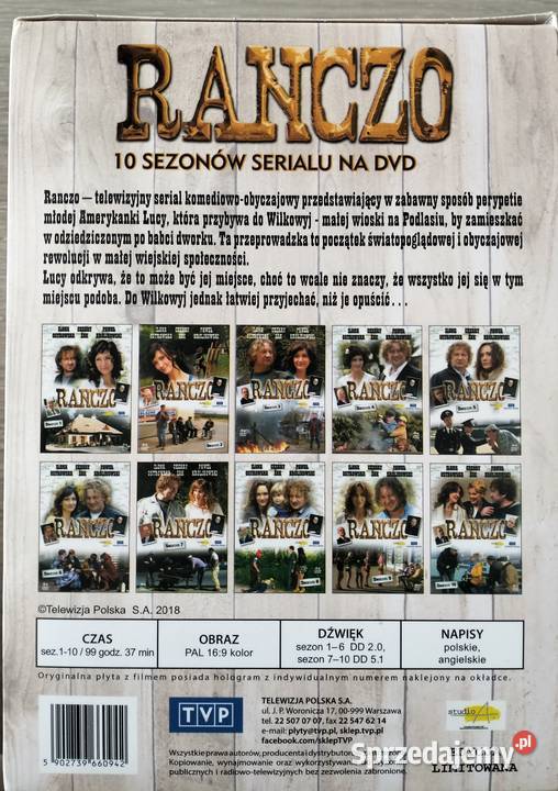 Serial Rancho sezony 110 Edycja limitowana 40 Filmy Świdwin