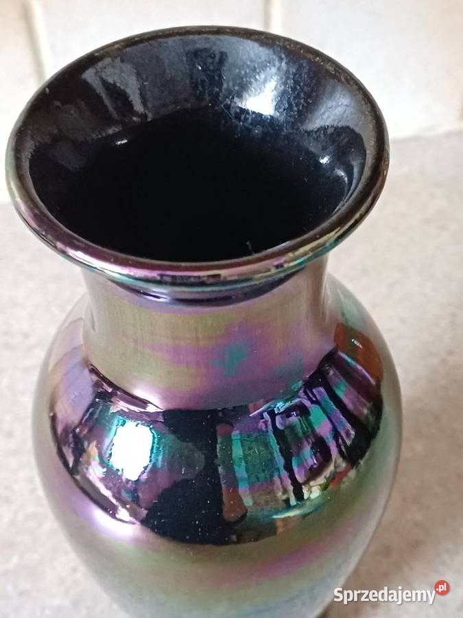 vintage wazon opalizujący małopolskie Nowy Targ