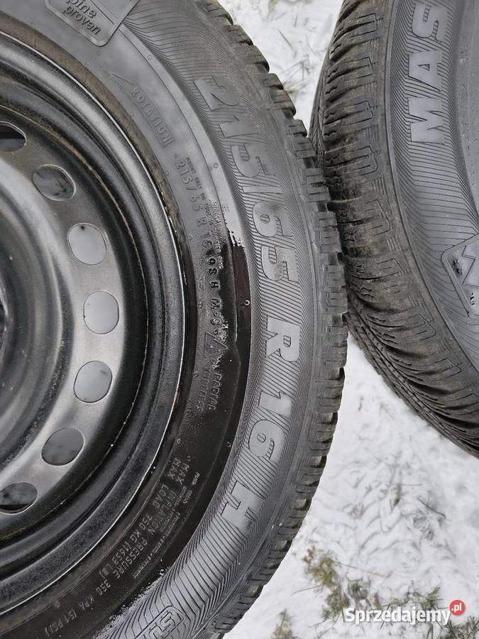 Felgi stalowe R16 Fiat 500X z oponami zimowymi Łańcut sprzedam