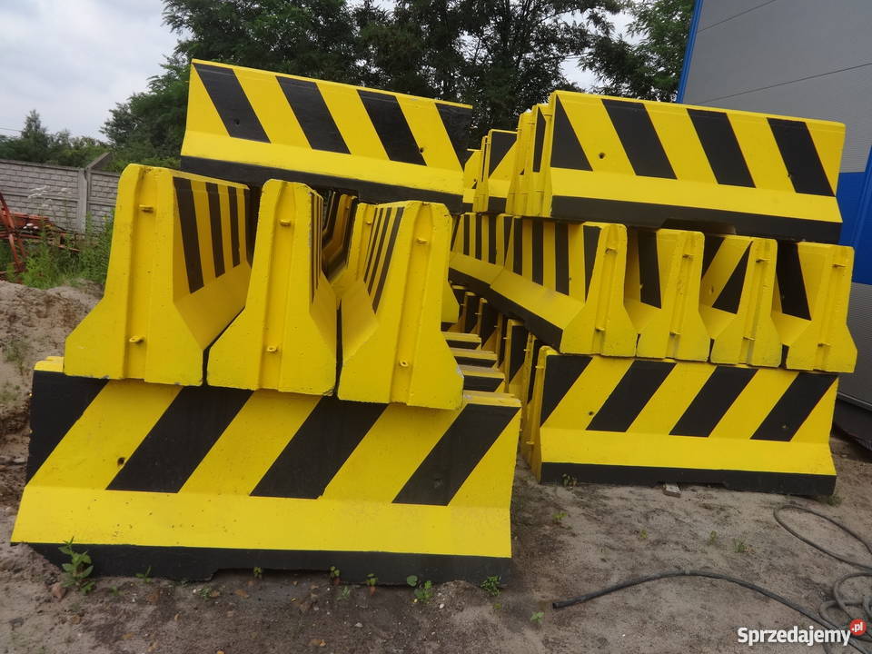 NOWE jednostronne bariery drogowe śląskie Dąbrowa Górnicza