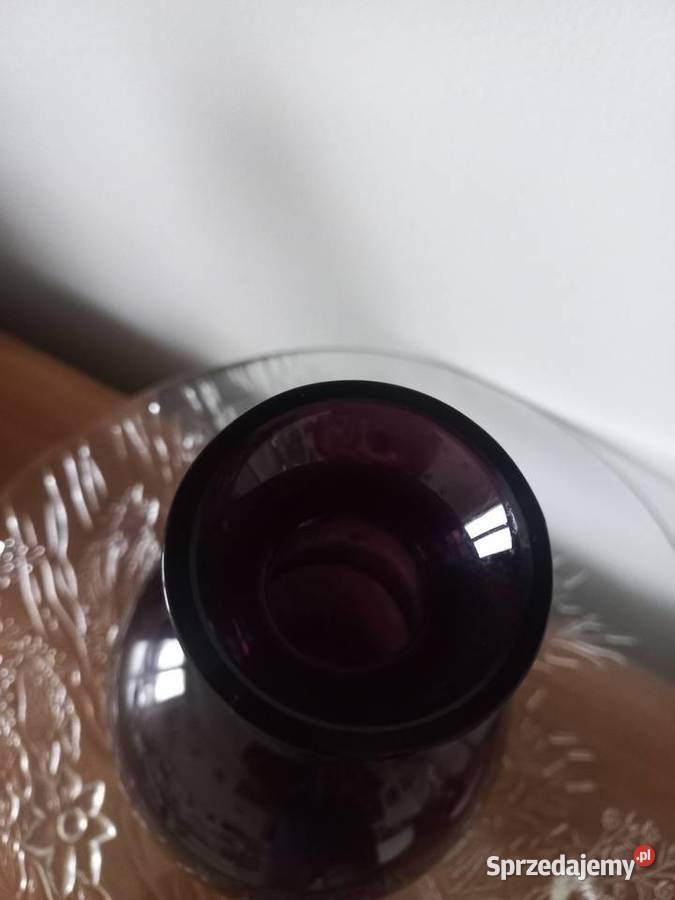 Wazon fioletowe szkło Wazony Toruń