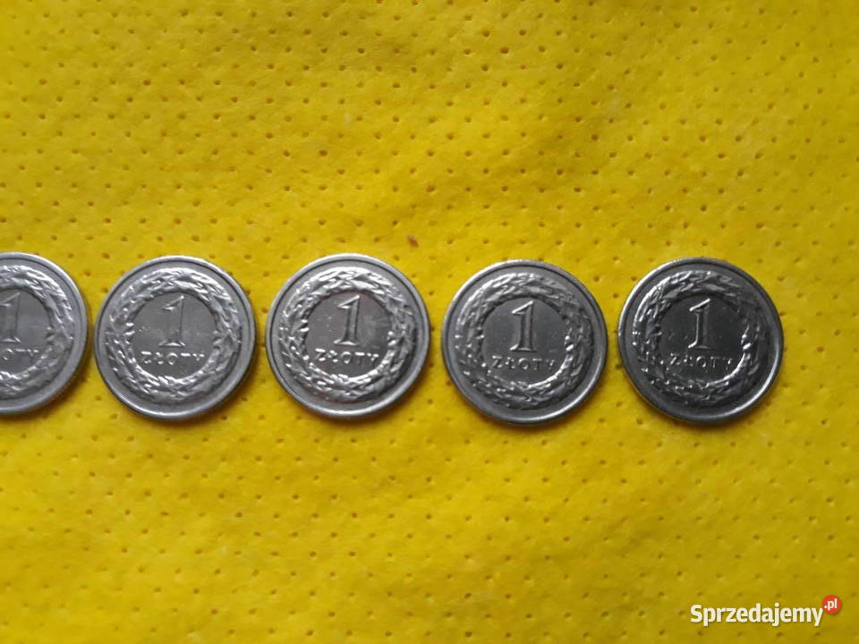 Monety obiegowe 1 1990r 91r 92r 93r 94r 95r Bukownica