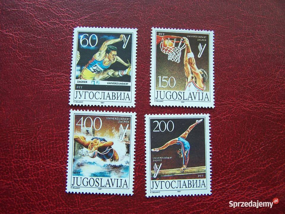 Jugosławia 1987 MNH Mi 223033 Sport Uniwersiada Tychy sprzedam
