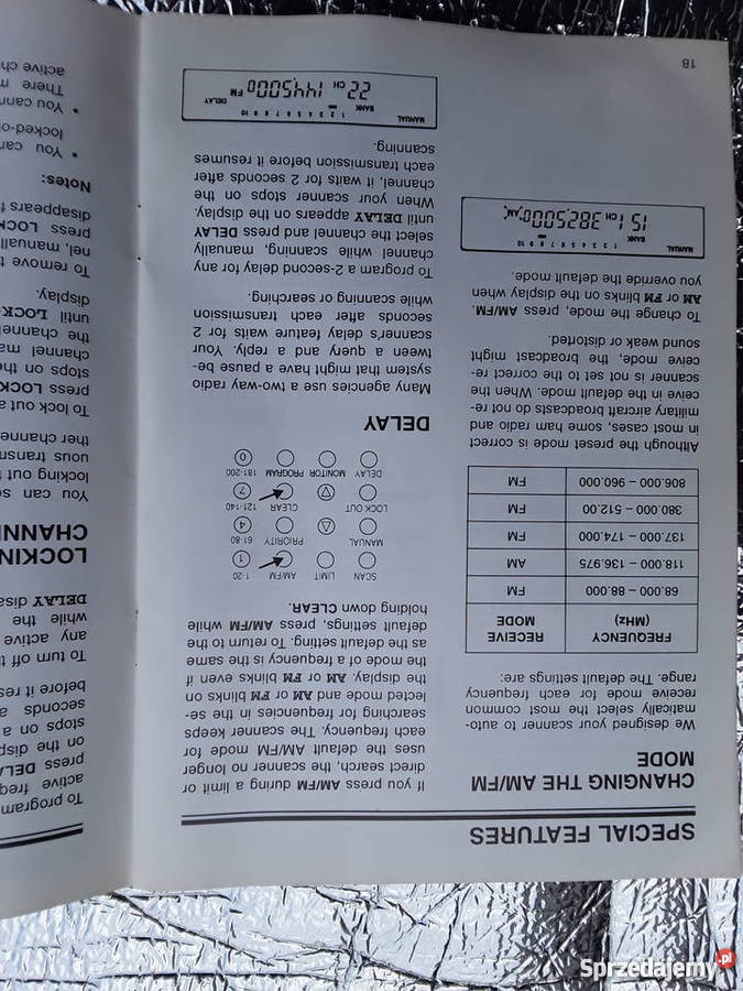 skaner nasłuchowy model PRO2037 dolnośląskie Bolesławiec sprzedam