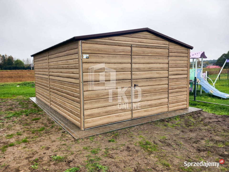 Garaż Blaszany 4x6 Brama Winchester dach Malbork
