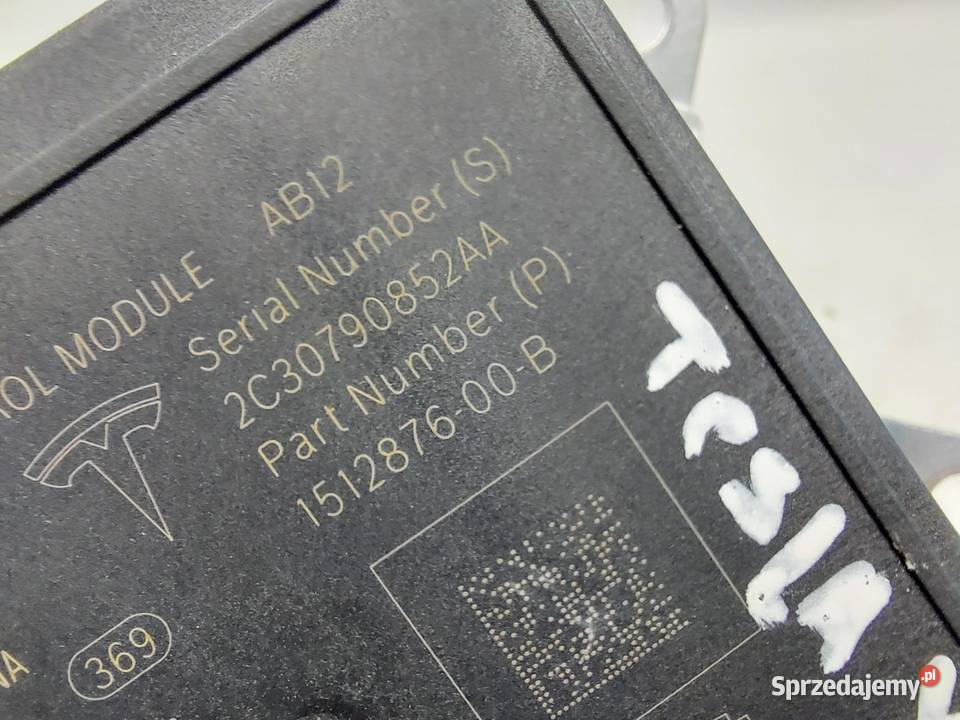 TESLA MODEL Y 2022r SNSOR MODUŁ PODUSZEK