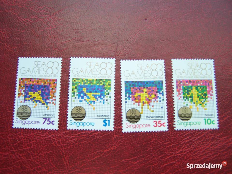 Singapur 1983 MNH Mi 42225 Sport Igrzyska Filatelistyka Tychy