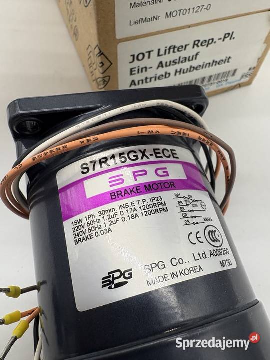 SPG S7R15GXECE Electric Motor 15W