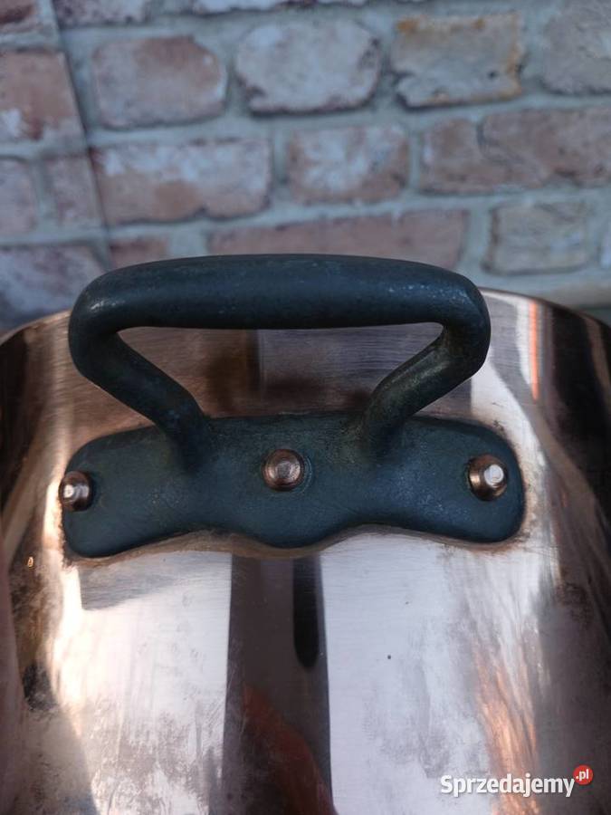 Miedziany garnek z pokrywką poj 4 litry Warszawa