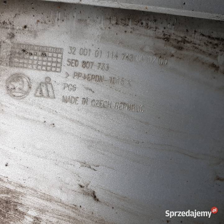 SKODA OCTAVIA III SCOUT SPOJLER ZDERZAKA PRZOD Łochowice