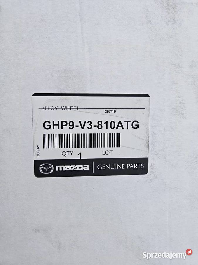 Felga Mazda 6 aluminiowe Łódź