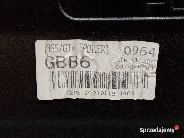 SPOILER LOTKA KLAPY TYŁ B6S 87210N7000 Hyundai