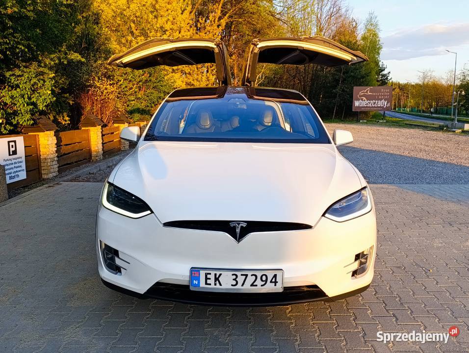 Tesla X 90D Darmowe Ładowanie SC01 Bezwypadkowa serwisowany w ASO Mielec sprzedam