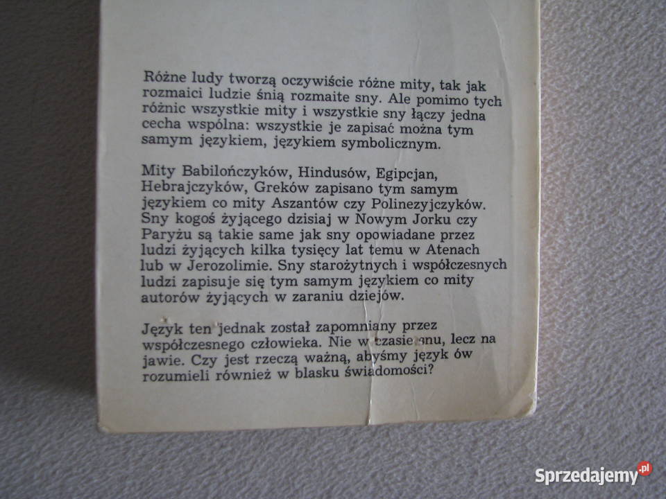 Zapomniany język Wstęp do rozumienia snów baśni Brzegi sprzedam