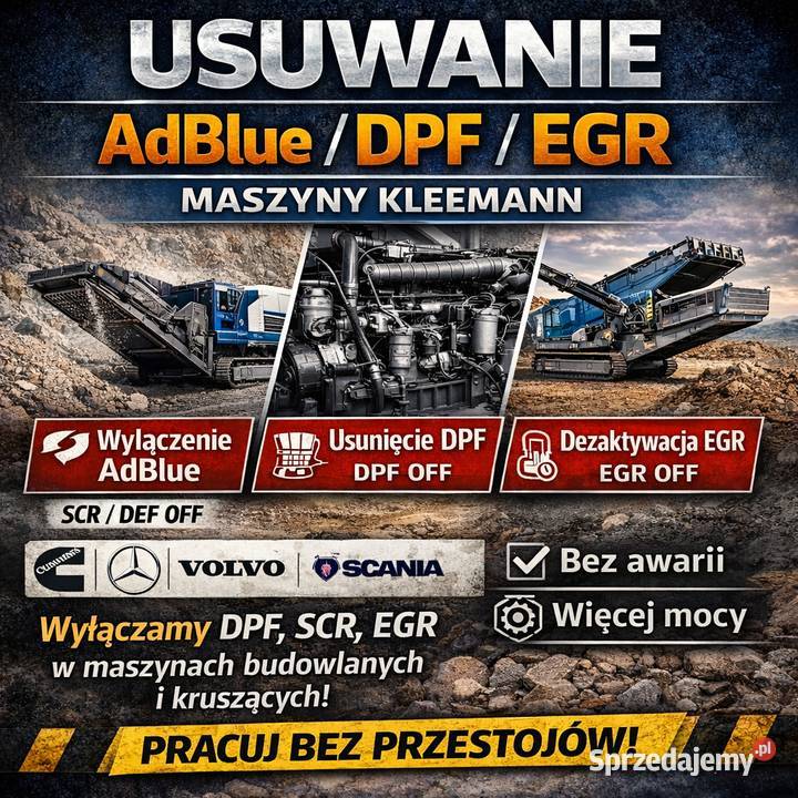 Kleemann wyłączenie DPF EGR SCR AdBlue Katowice serwis