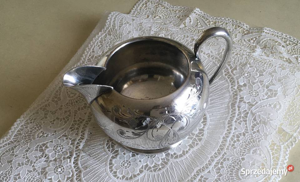 Posrebrzany komplet do kawy 19001940 Pozostałe małopolskie Kraków