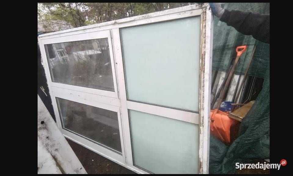 Okno 160 x 250 witryna ściana działowa Elewacja Budownictwo i akcesoria Warszawa