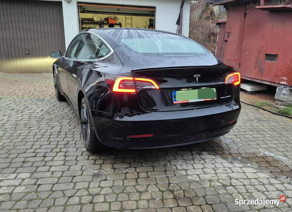 Tesla 3 Salon 1wł 76000 467 4x4 Model 3 mazowieckie Warszawa