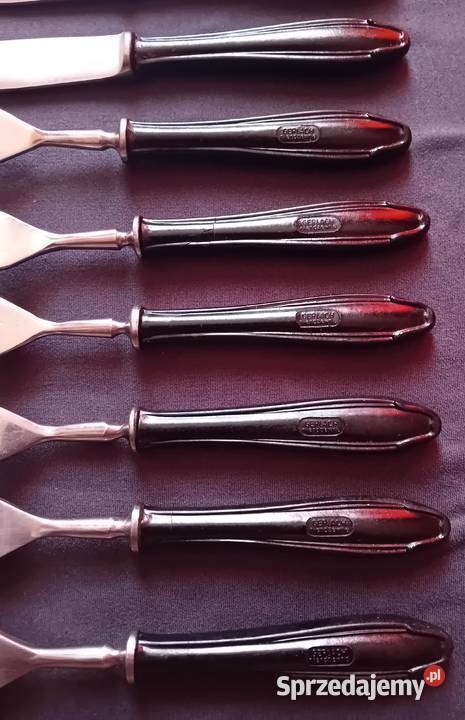 Komplet sztućców Gerlach z bakelitowymi Koźminek