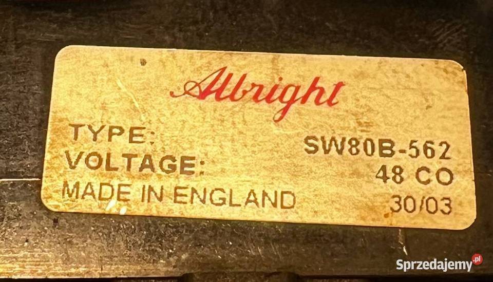 Albright SW80 SW80B5562 Stycznik Poznań
