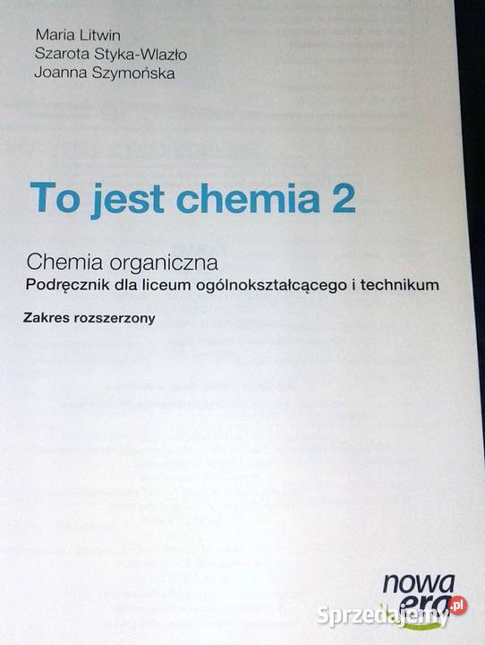 To jest chemia 2 Maria Litwin Szarota Chełm