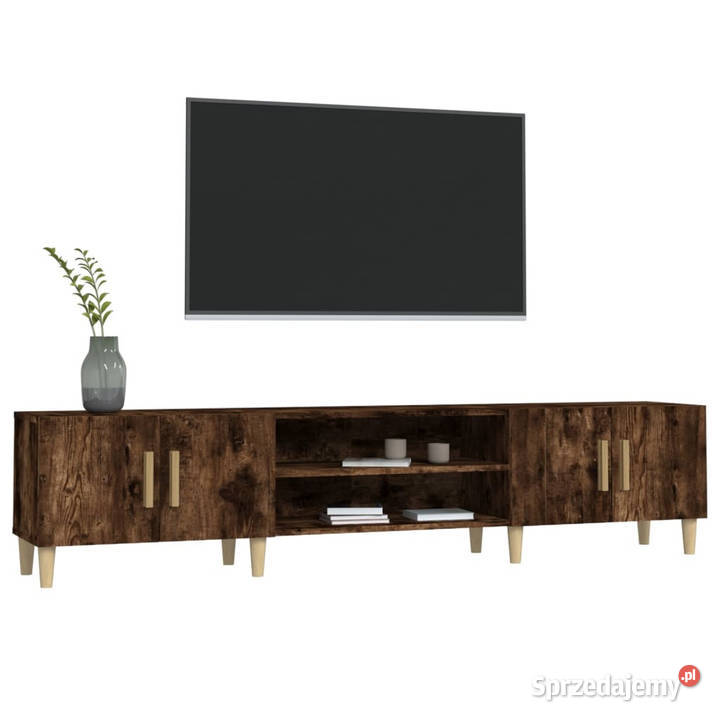 Szafka pod TV przydymiony dąb 180x315x40